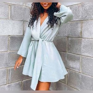 Mint green romper